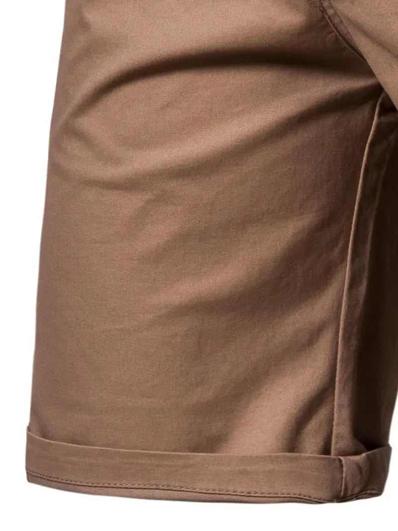 Baird - Pantalones Cortos Informales de Algodón Con Cintura Elástica
