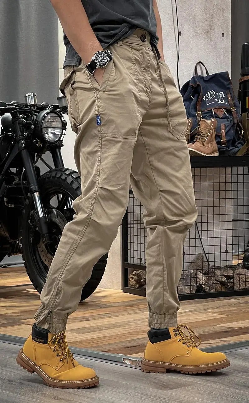 Guntram – Jogger Cargo Ajustado Con Cordón