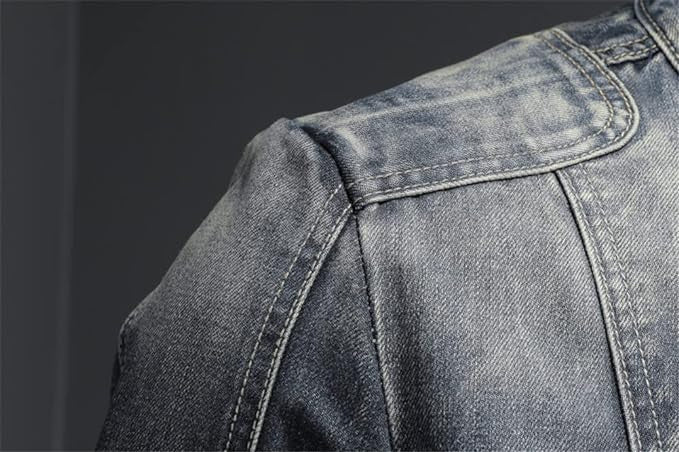 Dustin | Chaqueta De Cuello Alto Con Lavado Claro