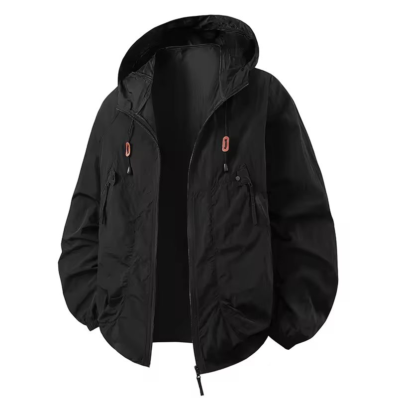 Vrenda | Chaqueta Ligera Con Capucha Y Cremallera Frontal
