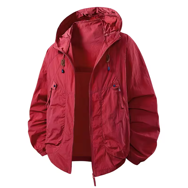 Vrenda | Chaqueta Ligera Con Capucha Y Cremallera Frontal