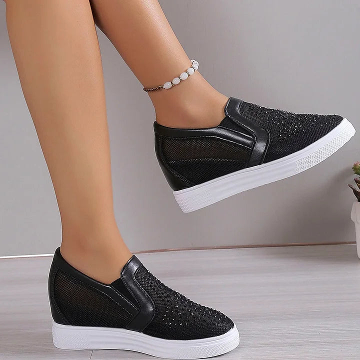 Ormira | Zapatillas De Plataforma Sin Cordones Con Pedrería Para Mujer