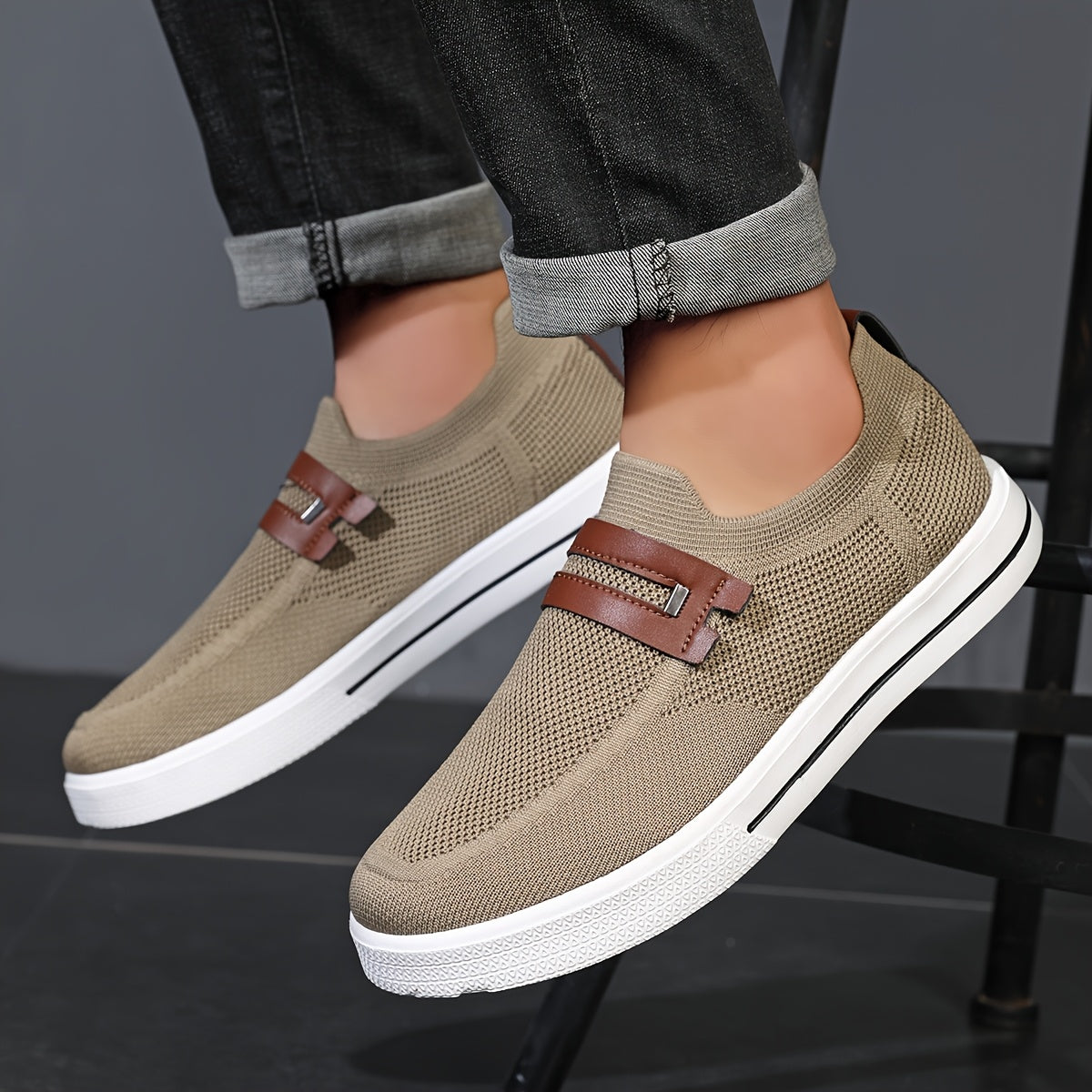 Reina | Zapatos Hombre Casual Tejidos Sin Agujetas
