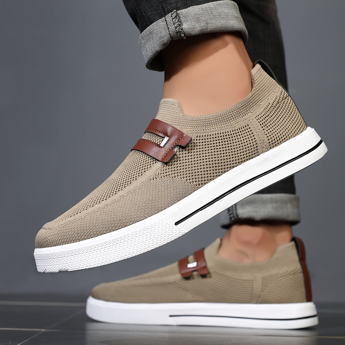 Reina | Zapatos Hombre Casual Tejidos Sin Agujetas