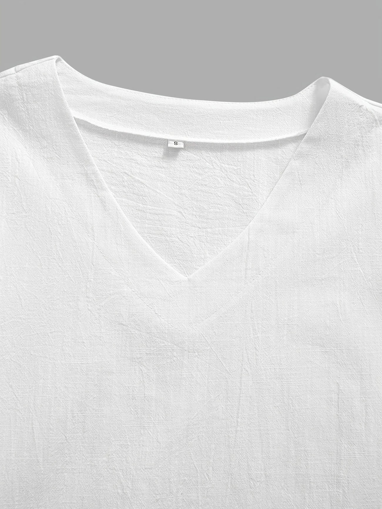 Mattea | Blusa Holgada Manga Corta Cuello V