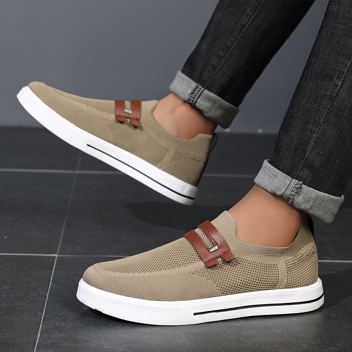 Reina | Zapatos Hombre Casual Tejidos Sin Agujetas