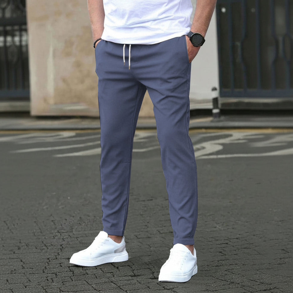 Jarkin | Pantalones Rectos con Cintura Ajustable