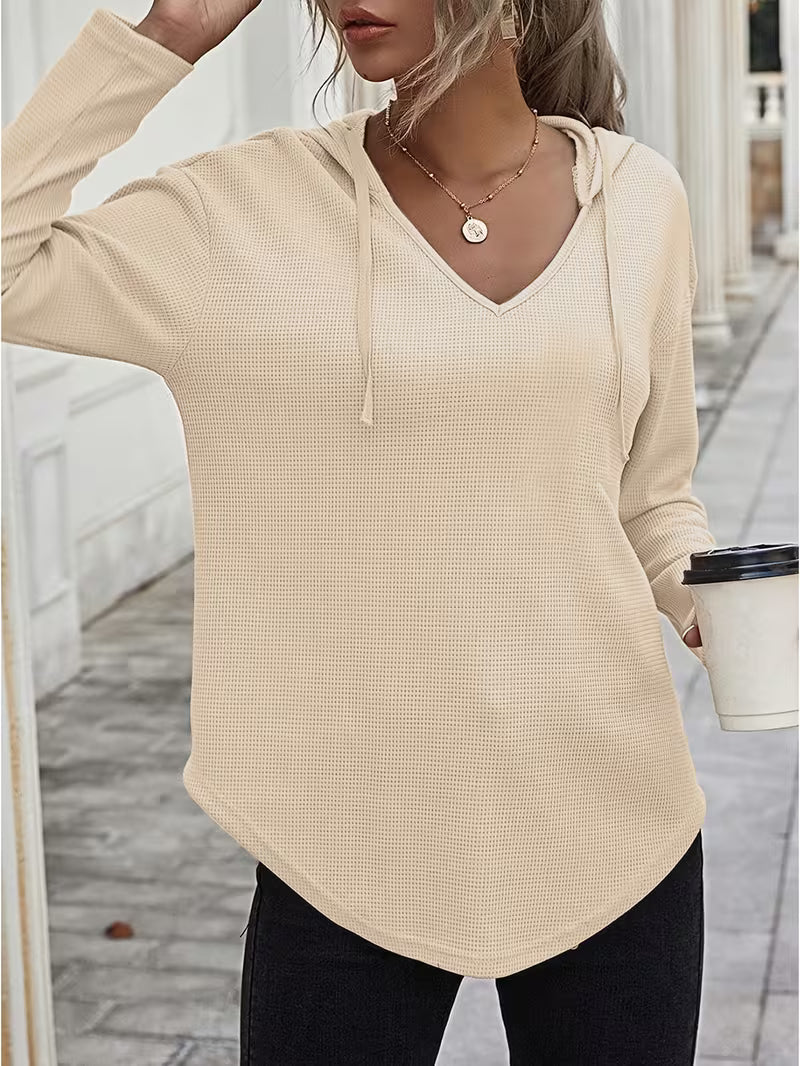 Heydi | Sudadera Con Capucha Manga Larga y Bajo Curvo
