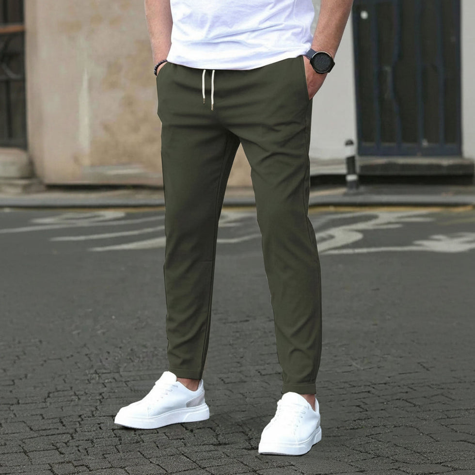 Jarkin | Pantalones Rectos con Cintura Ajustable