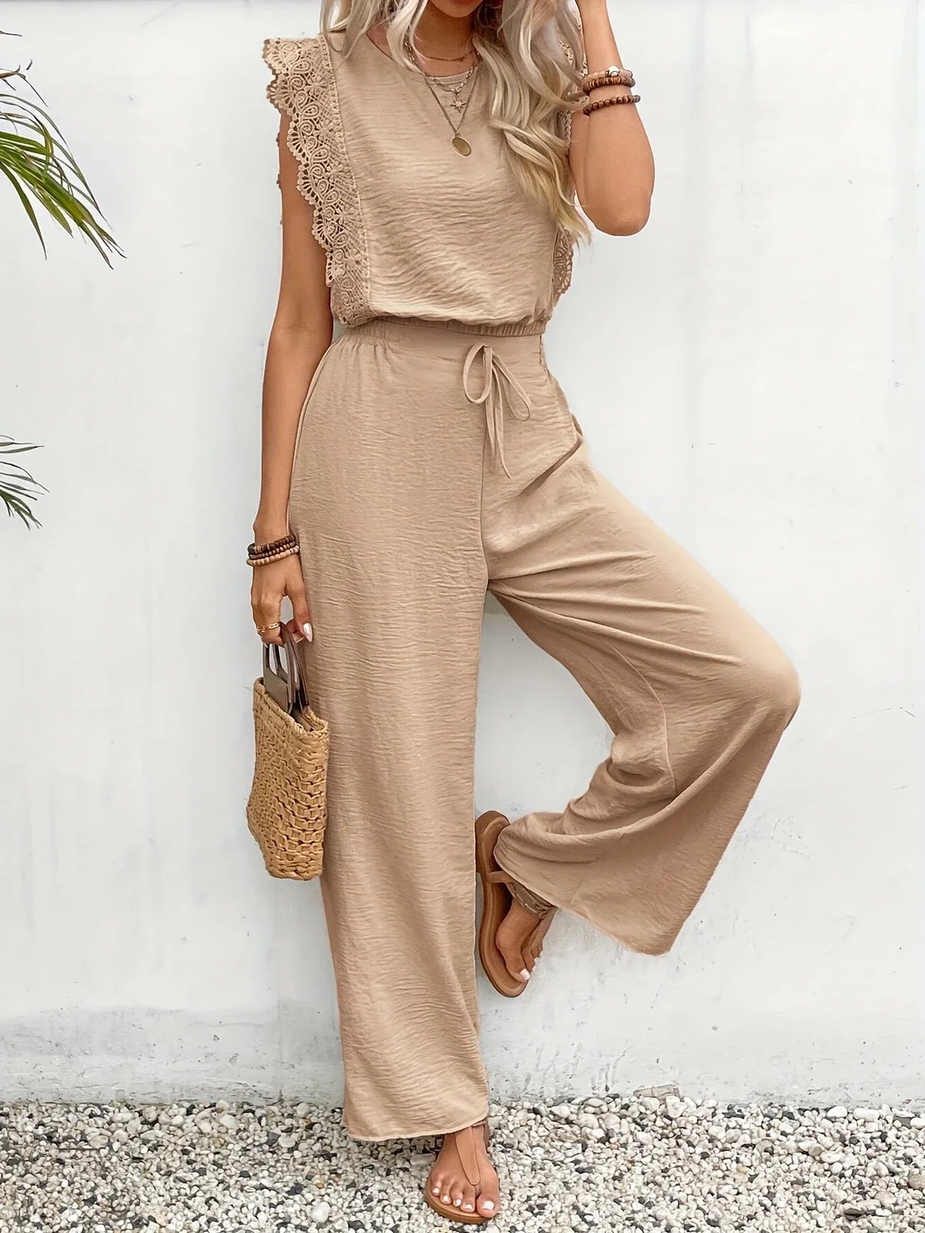 Ziva | Conjunto Elegante con Pantalón Ancho