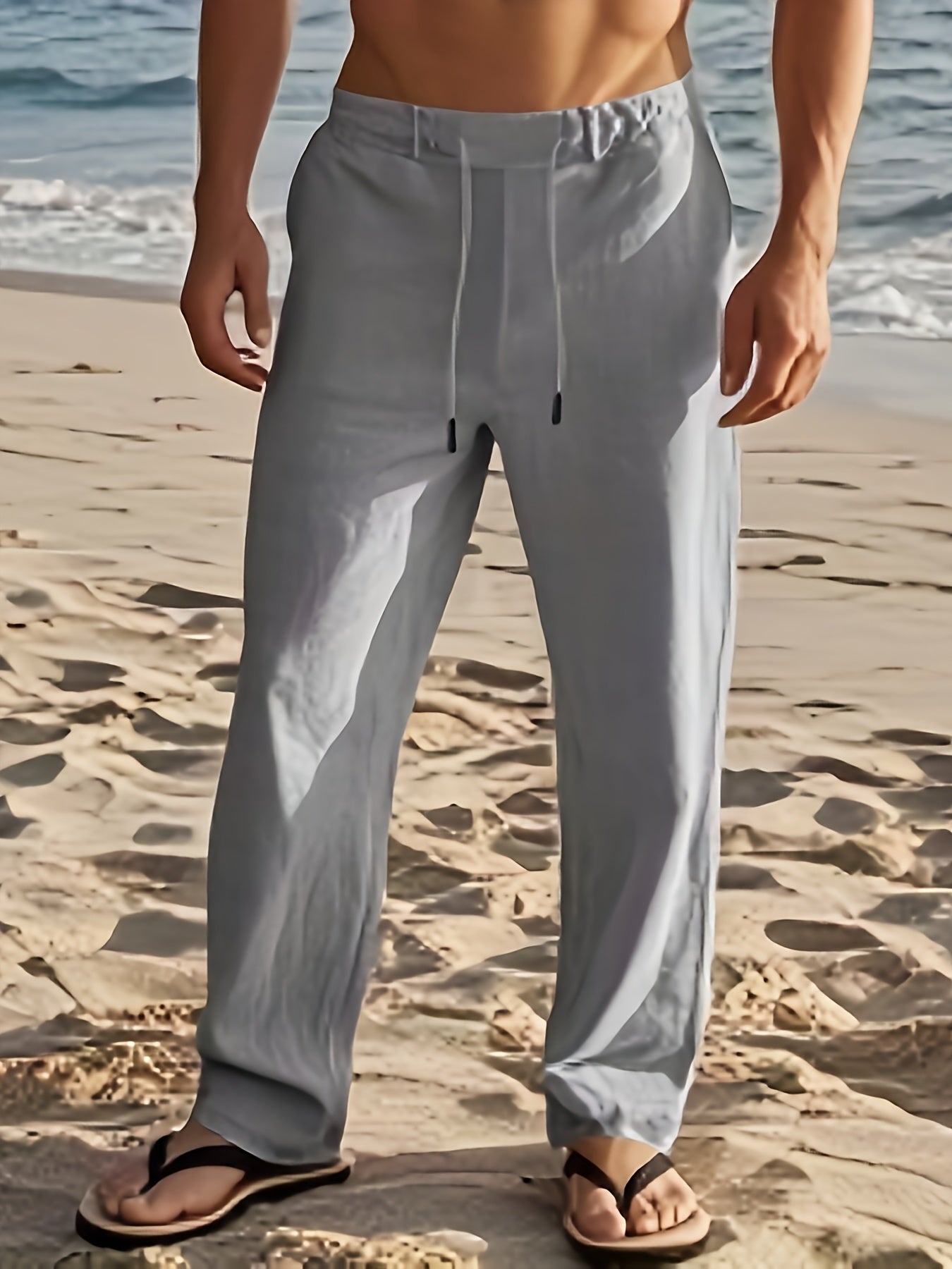 Erikas | Pantalones Rectos Con Cintura Ajustable