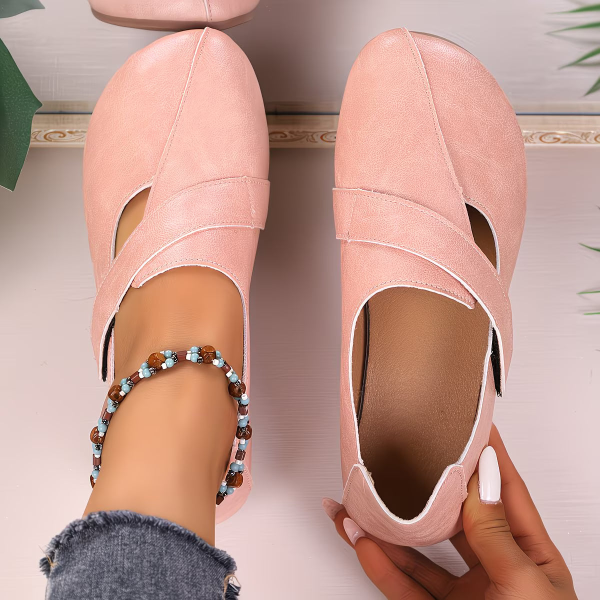 Tandara | Bailarinas Con Diseño De Tiras Cruzadas Y Aberturas