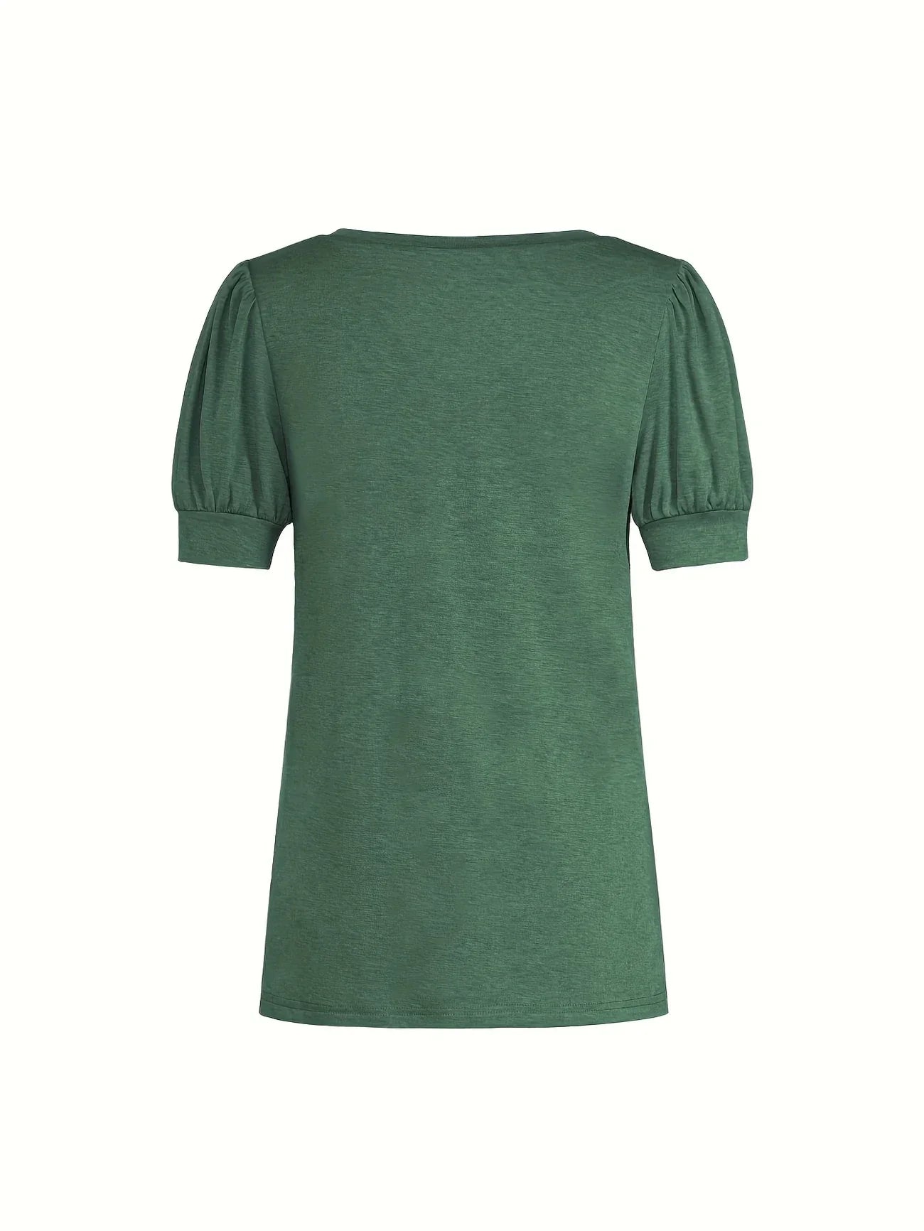Kizzy | Camiseta de Manga Abullonada Cuello V
