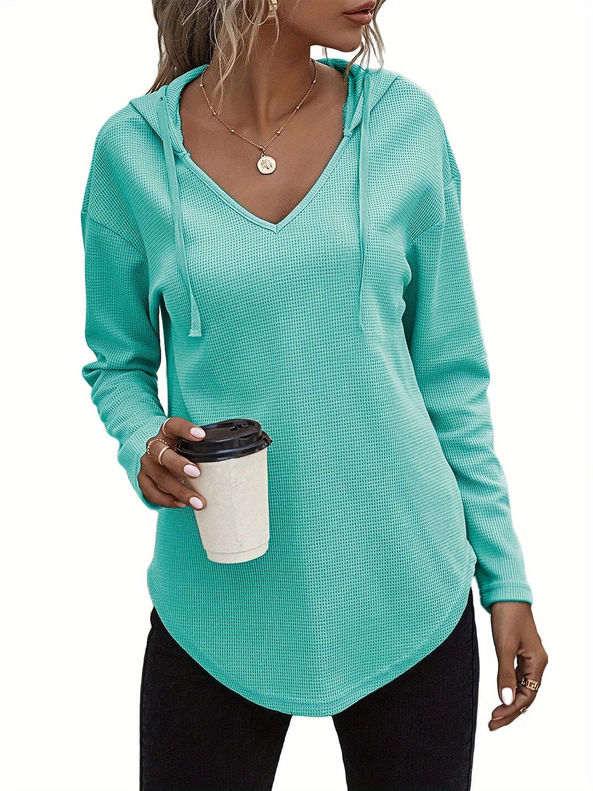 Laurette | Sudadera con Capucha de Manga Larga