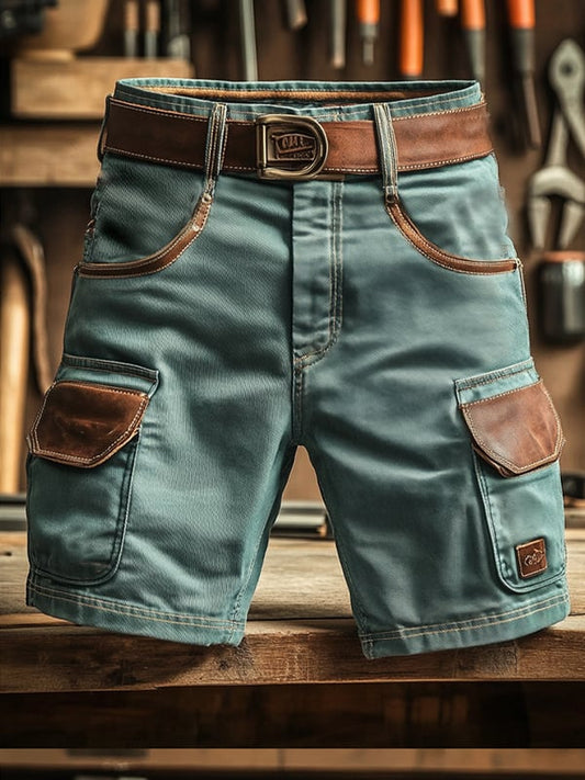 Miller – Pantalones Cargo Con Paneles de Contraste y Cinturón