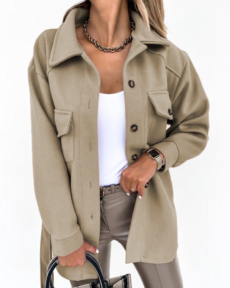 Vicky | Chaqueta Utilitaria Con Cierre Frontal De Botones
