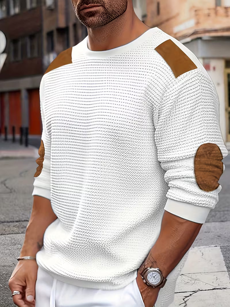 Apexcore | Sudadera de punto waffle con paneles