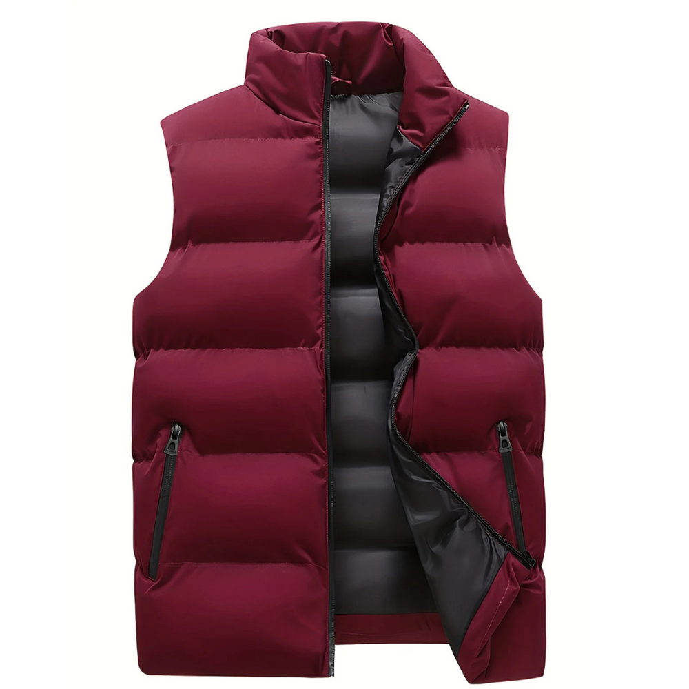 Karner | Chaleco acolchado sin mangas con cuello alto