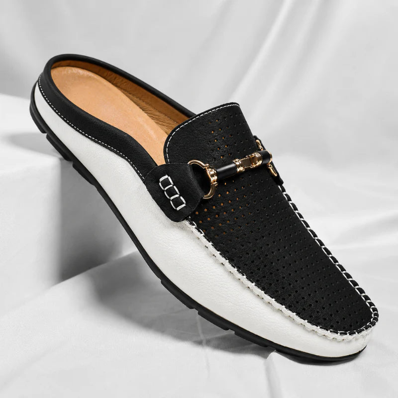Yerson | Mules Sin Cordones Con Perforaciones