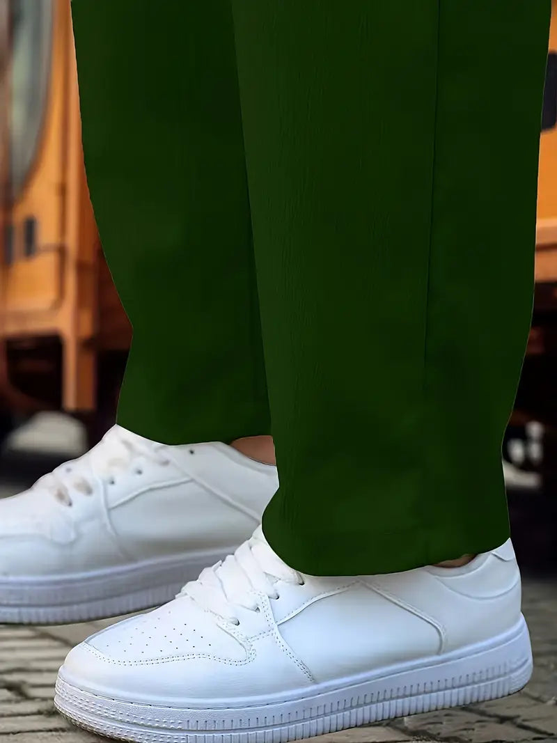 Travys | Pantalones Jogger Rectos Con Cordón y Bolsillos