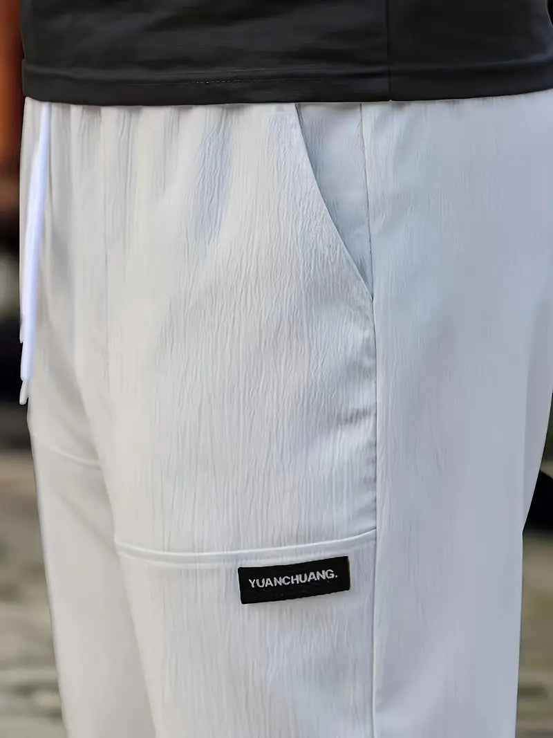Travys | Pantalones Jogger Rectos Con Cordón y Bolsillos