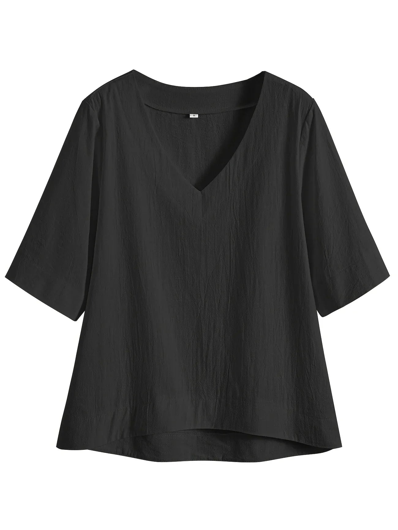 Mattea | Blusa Holgada Manga Corta Cuello V