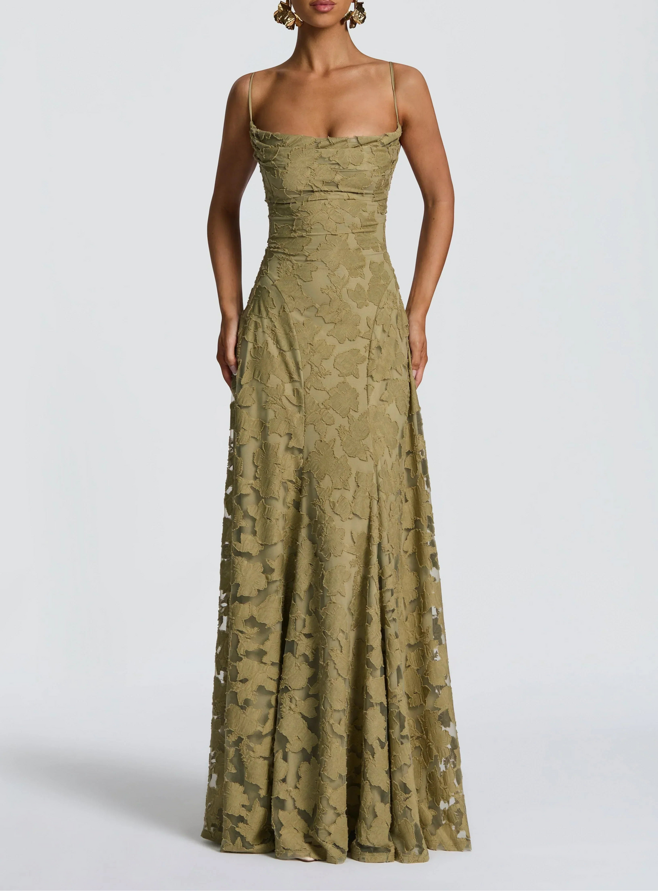 Alonah | Vestido Maxi Elegante Con Tirantes Finos
