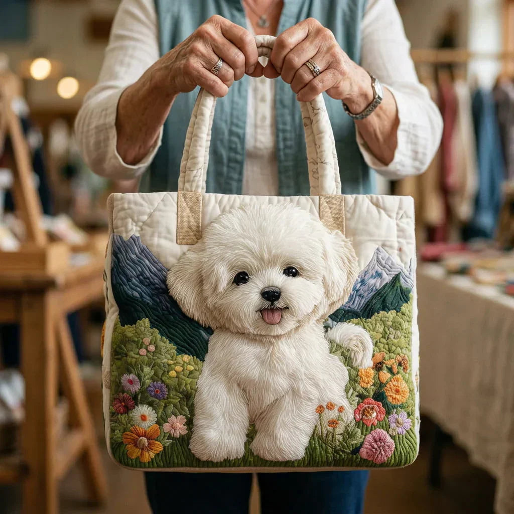 Wilairat | Bolso Tote Acolchado Con Estampado De Perro