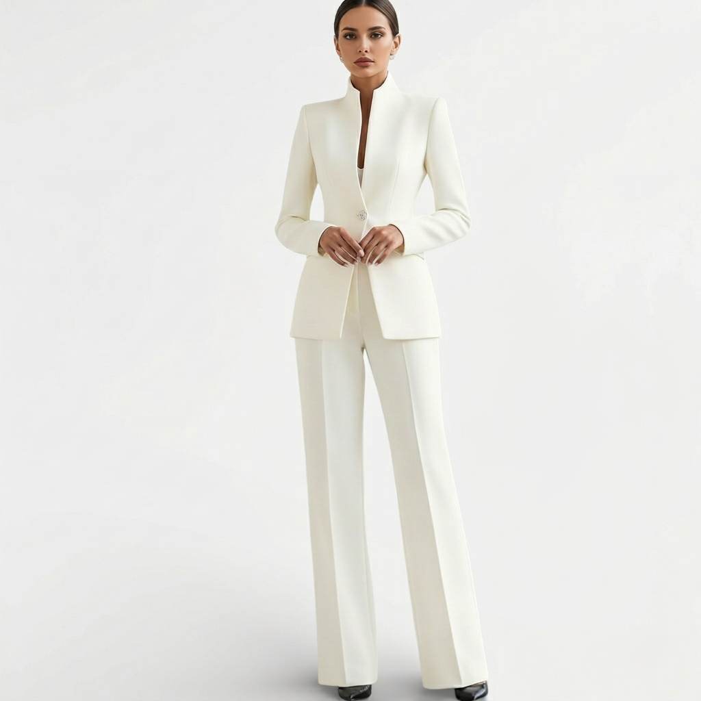 Orioncraft | Conjunto de Blazer y Pantalones Ajustados