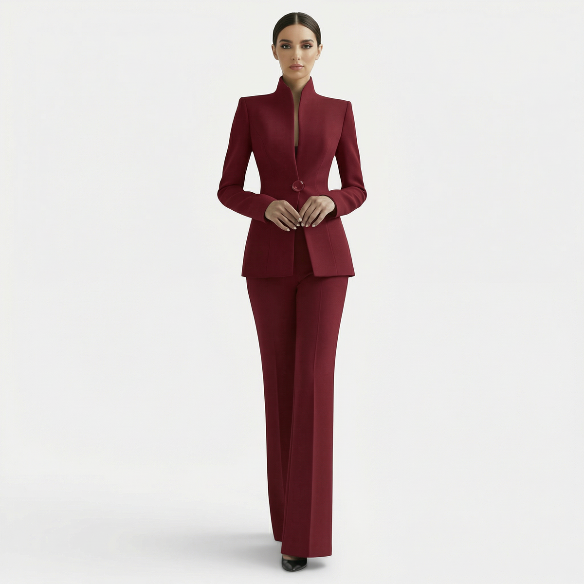 Orioncraft | Conjunto de Blazer y Pantalones Ajustados