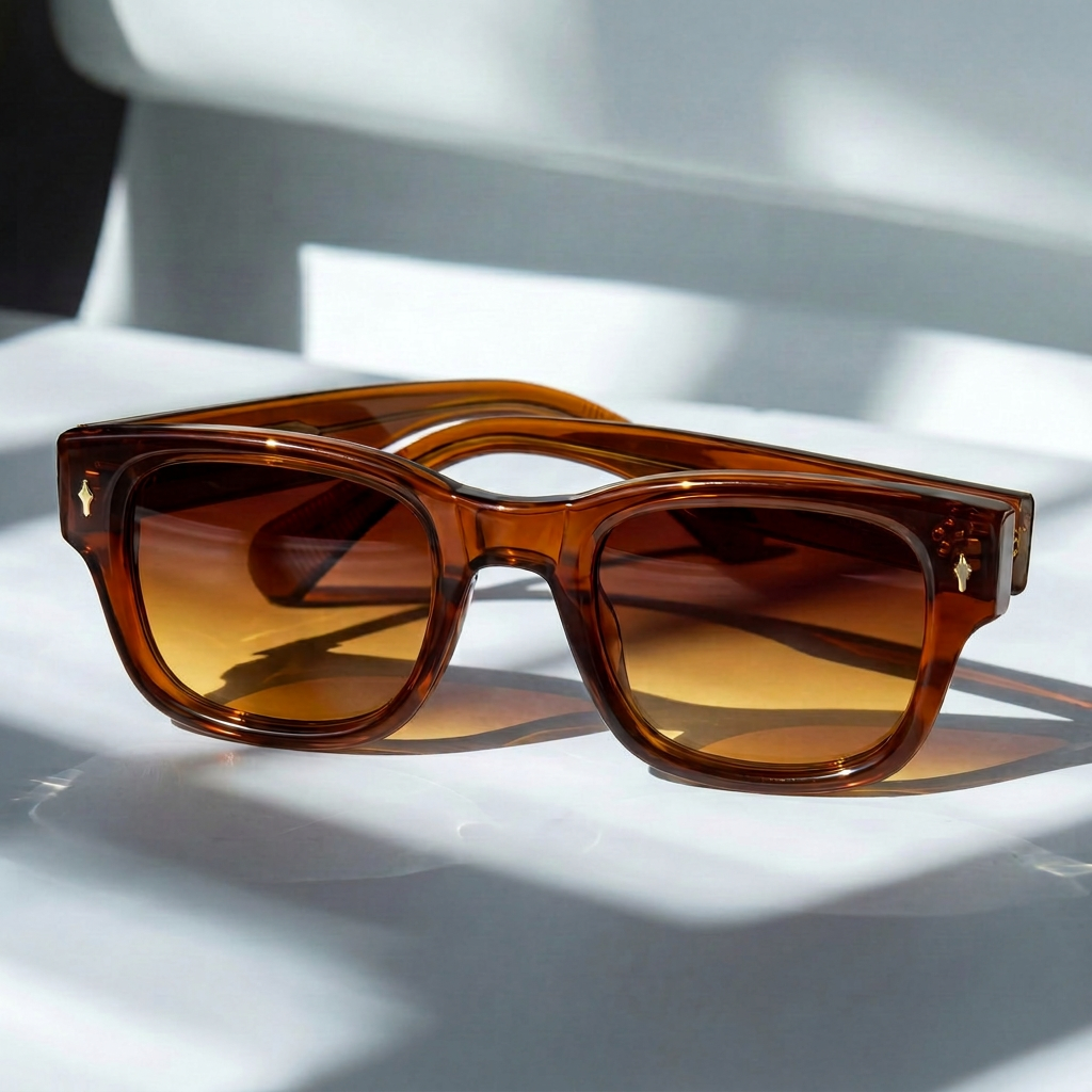 Milo | Gafas de sol con Montura Cuadrada y Cristales Tintados