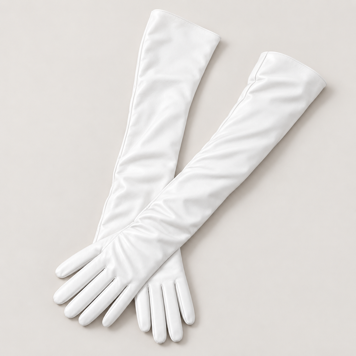 Ottiurilda | Guantes Largos de Cuero Sintético 50 cm
