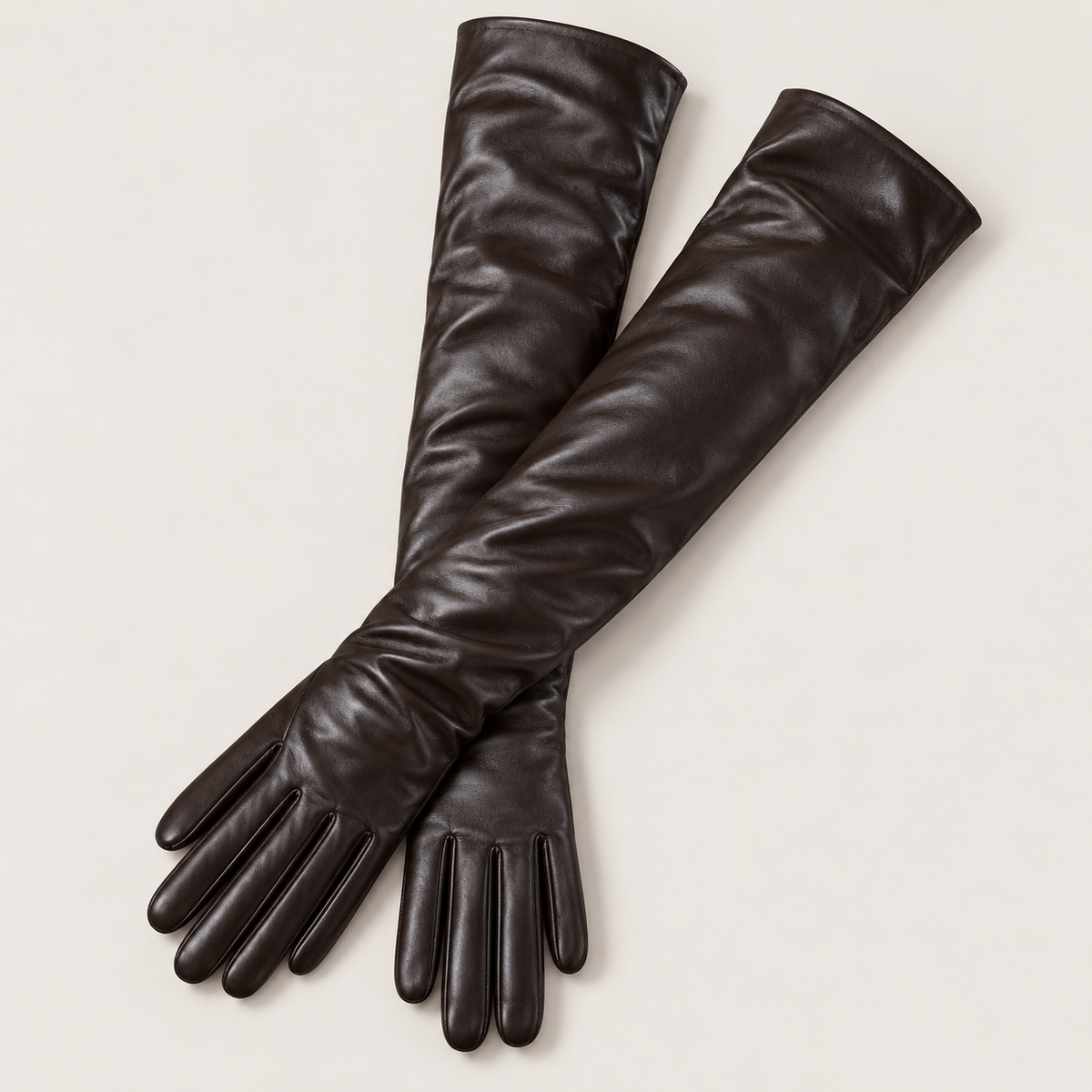 Ottiurilda | Guantes Largos de Cuero Sintético 50 cm