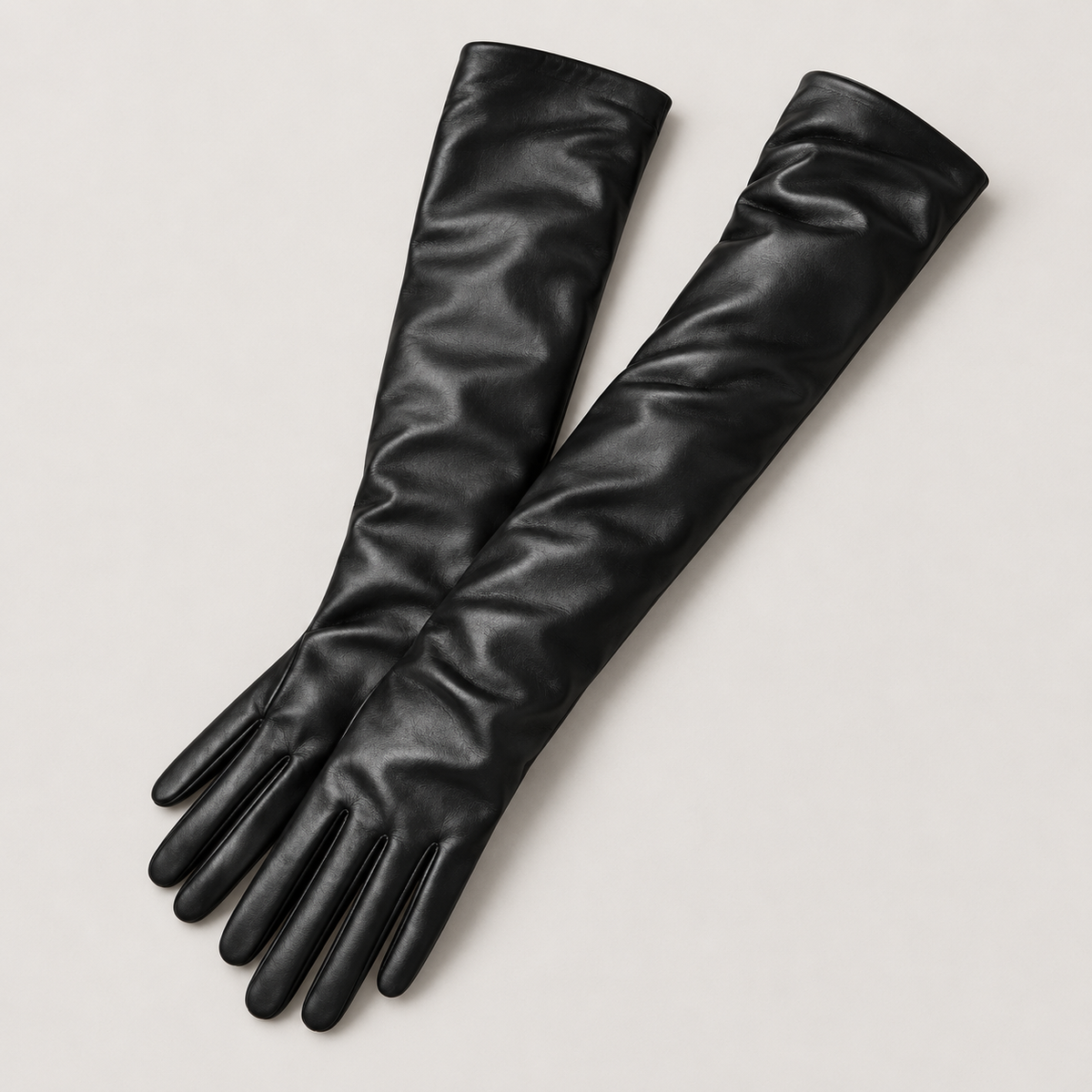Ottiurilda | Guantes Largos de Cuero Sintético 50 cm