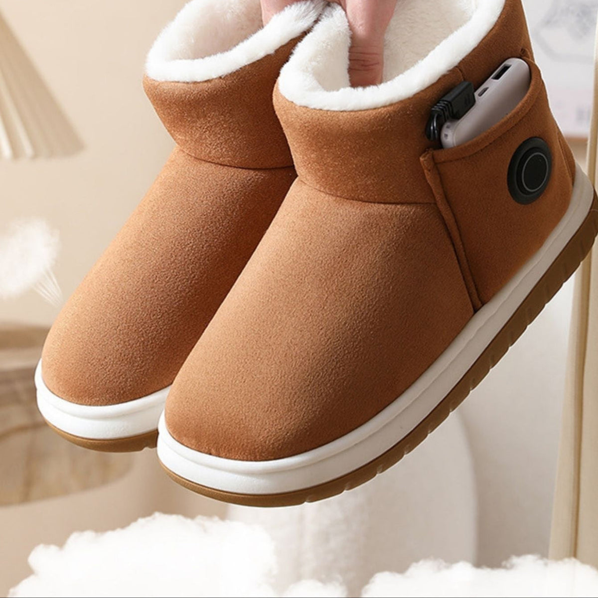 Stratoslink | Pantuflas USB Calentadas con Temperatura Ajustable