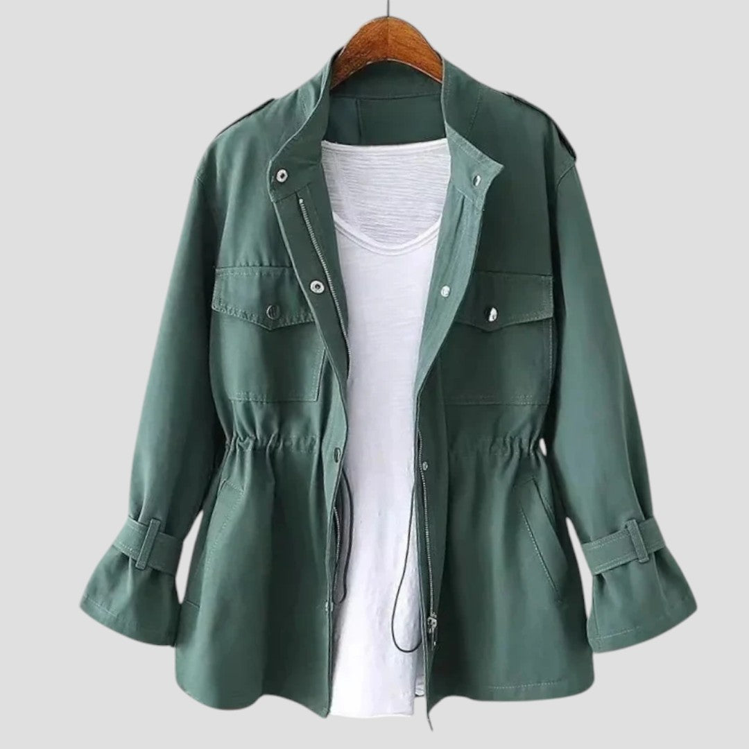 Anjelah | Chaqueta Multiusos De Manga Larga Con Cordón en La Cintura