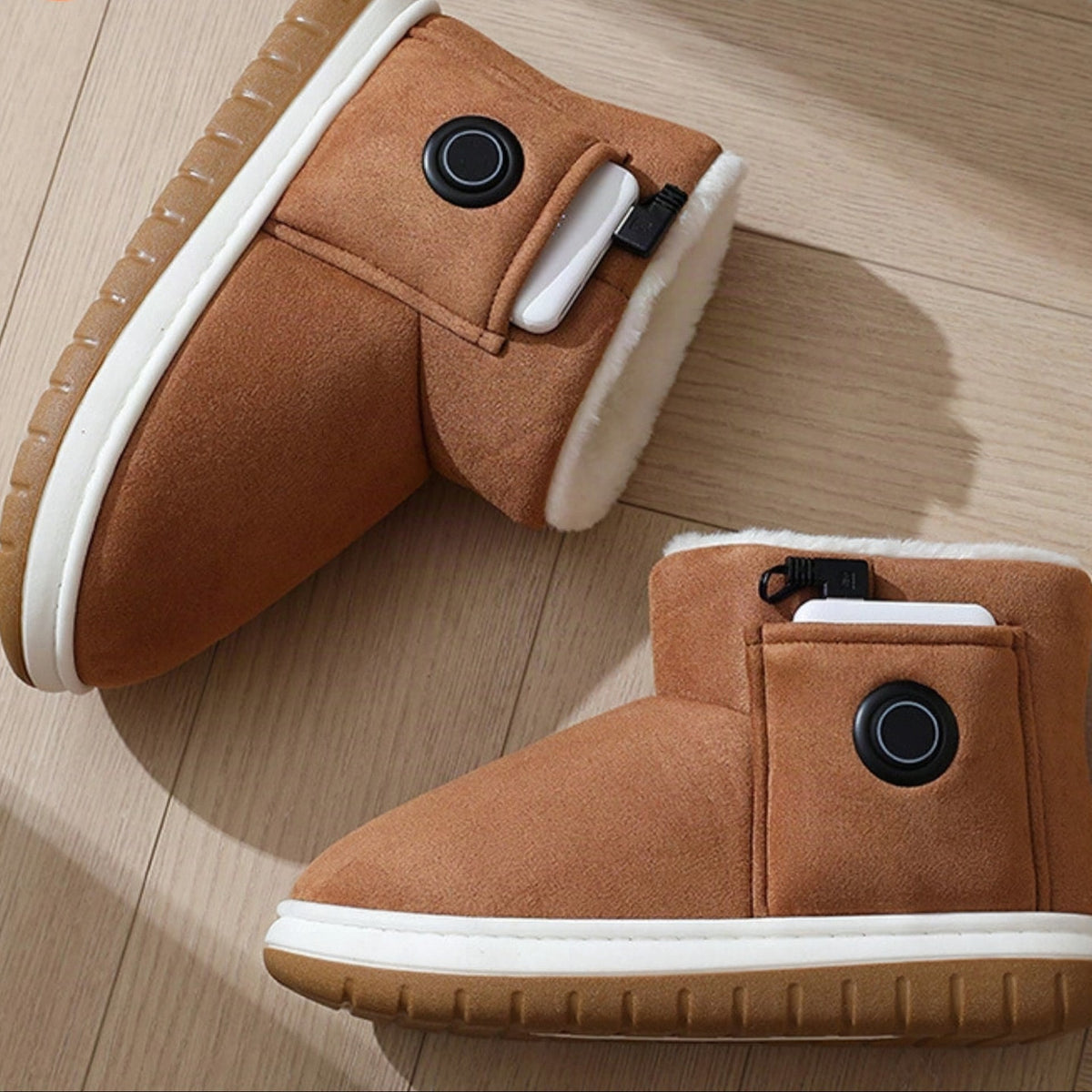 Stratoslink | Pantuflas USB Calentadas con Temperatura Ajustable