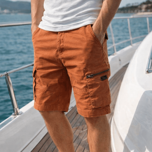 Paneda | Pantalones Cortos Cargo Verde Oliva Estilo Utilitario