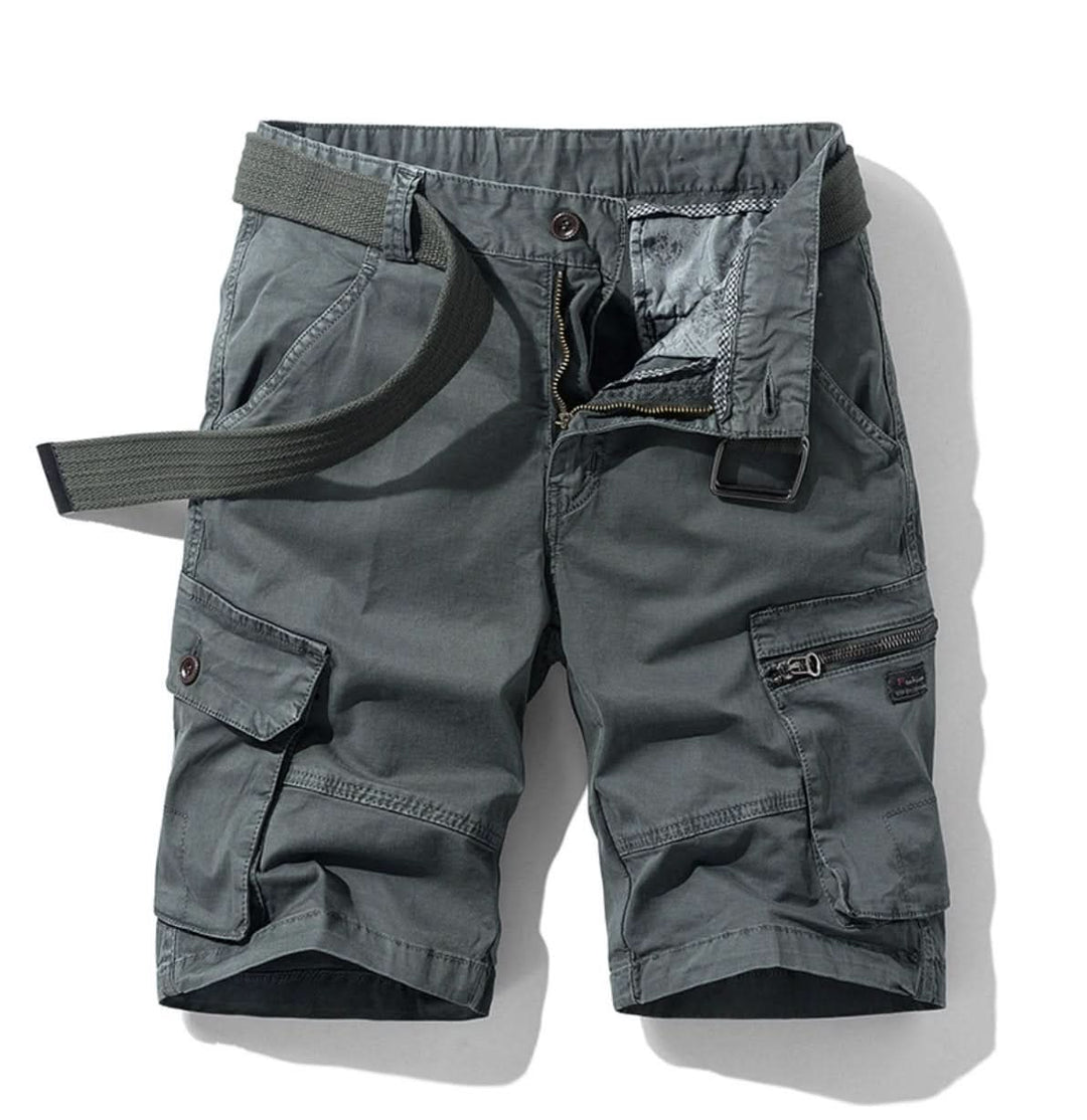 Paneda | Pantalones Cortos Cargo Verde Oliva Estilo Utilitario