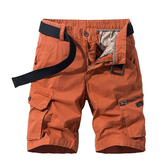 Paneda | Pantalones Cortos Cargo Verde Oliva Estilo Utilitario