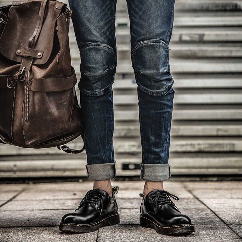 Davey | Zapatos Derby con Cordones y Suela Gruesa