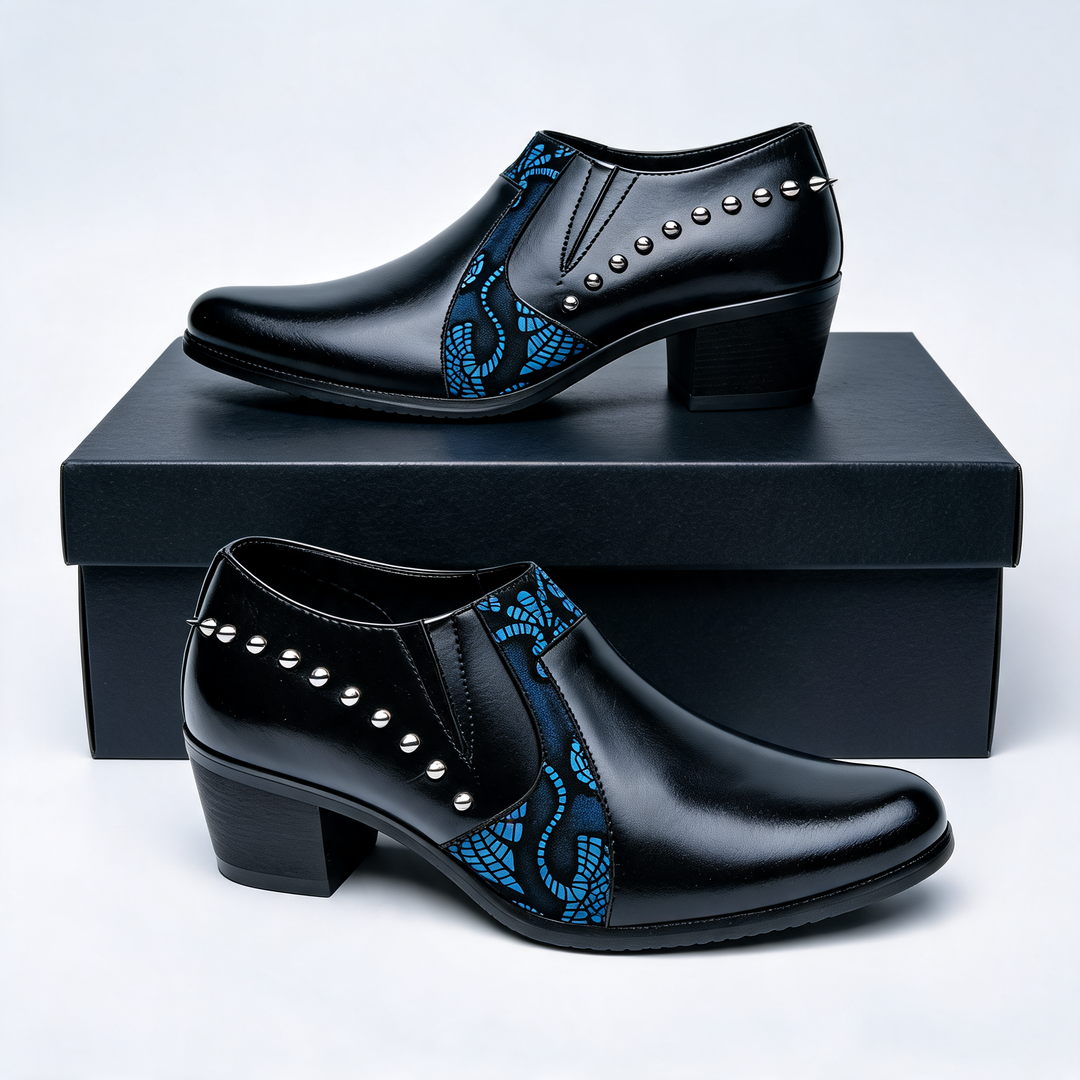 Vanderson | Zapatos de Tacón Con Punta y Remaches