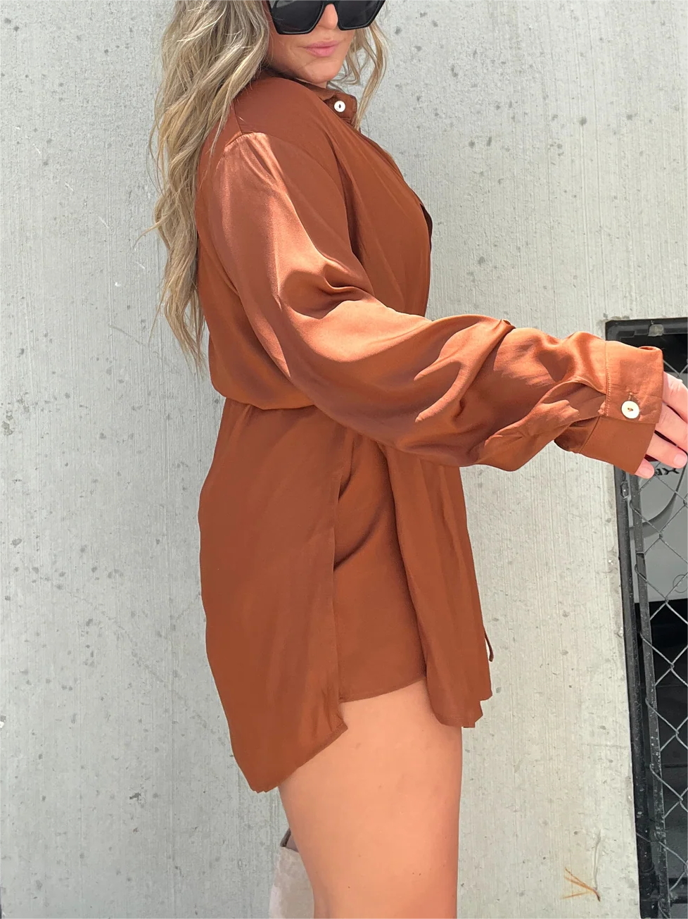 Giulia | Conjunto De Camisa Holgada y Pantalón Corto
