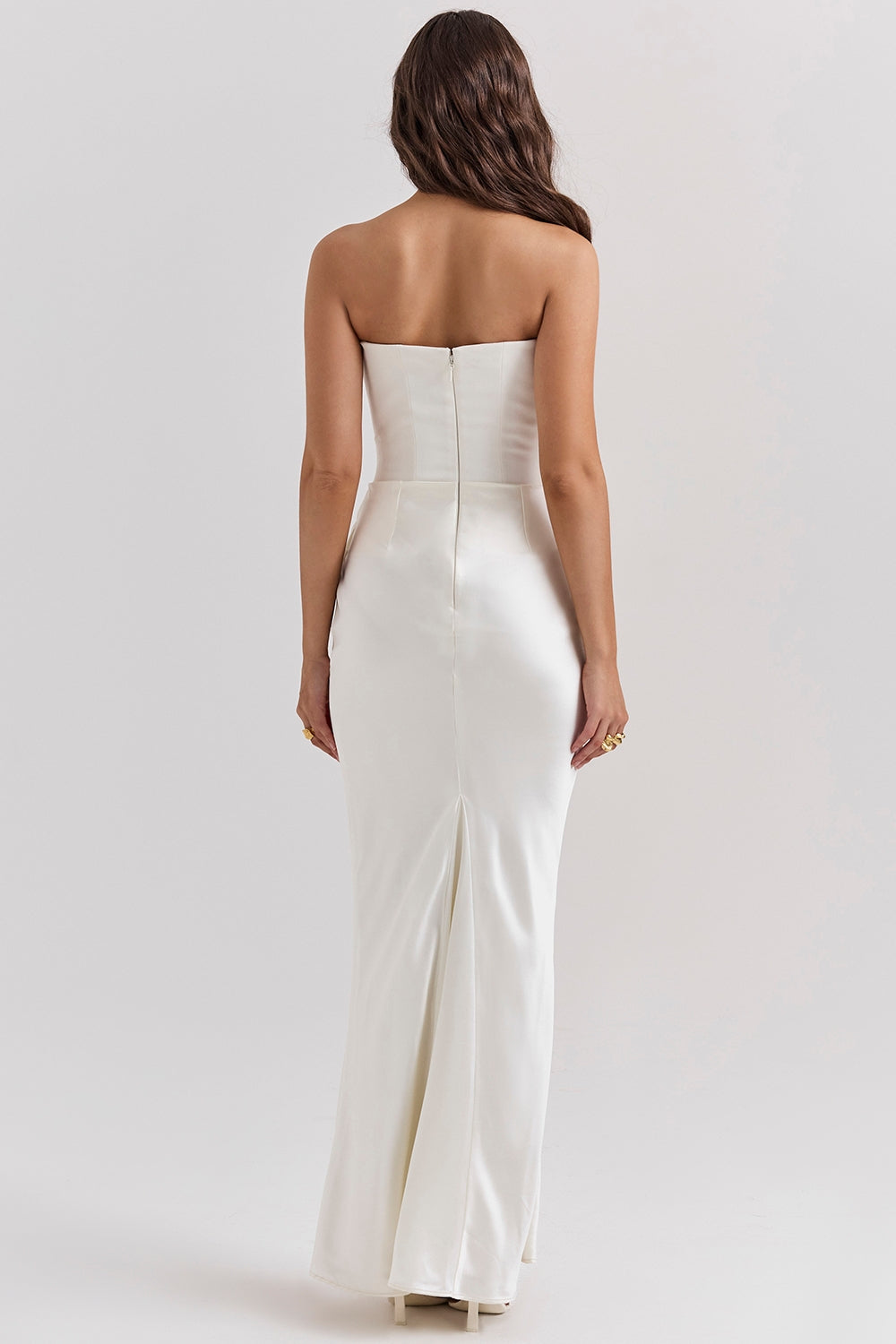 Alanis | Vestido Corsé Satén Largo Gala