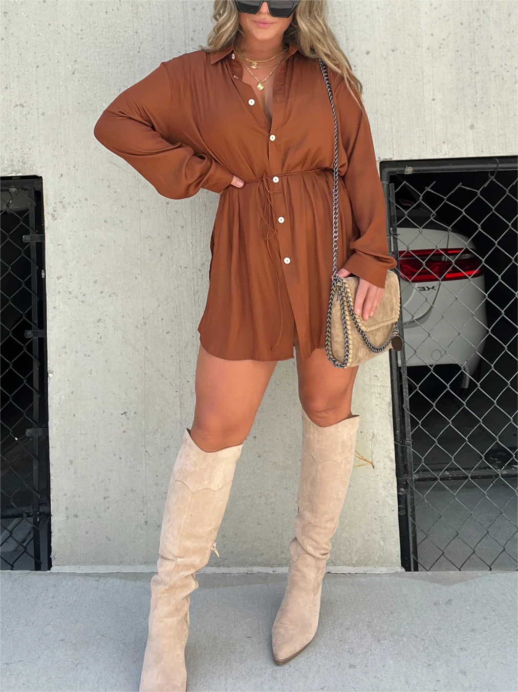 Giulia | Conjunto De Camisa Holgada y Pantalón Corto