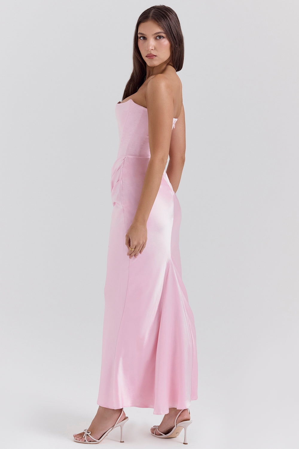 Alanis | Vestido Corsé Satén Largo Gala