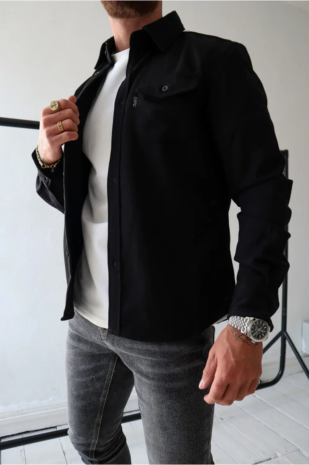 Benton | Camisa Larga De Manga Larga Con Botones en La Parte Delantera