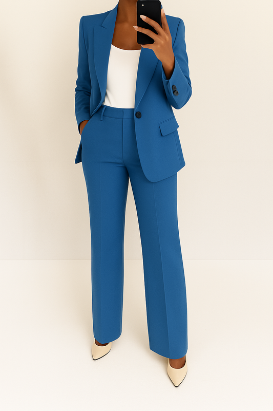 Becky | Pantalón Sastre con Solapas Anchas