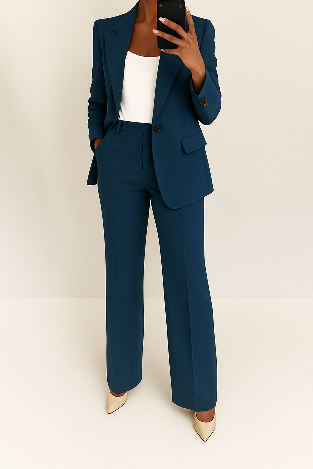 Becky | Pantalón Sastre con Solapas Anchas