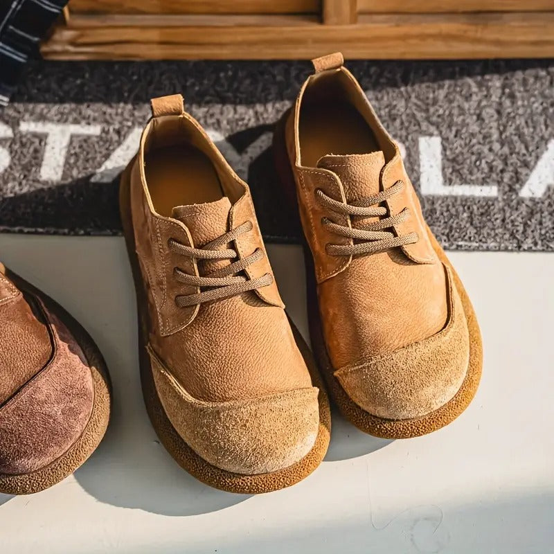 Eddingen | Zapatos Casuales con Cordones y Suela Gruesa